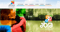 Desktop Screenshot of abraaluminios.com.br